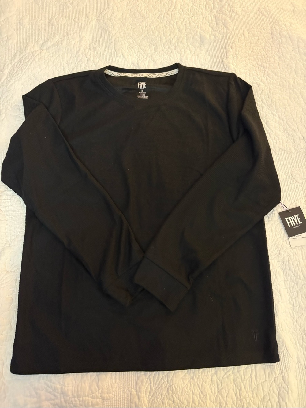 Frye Black Long-Sleeve Women's Thermal Tee
